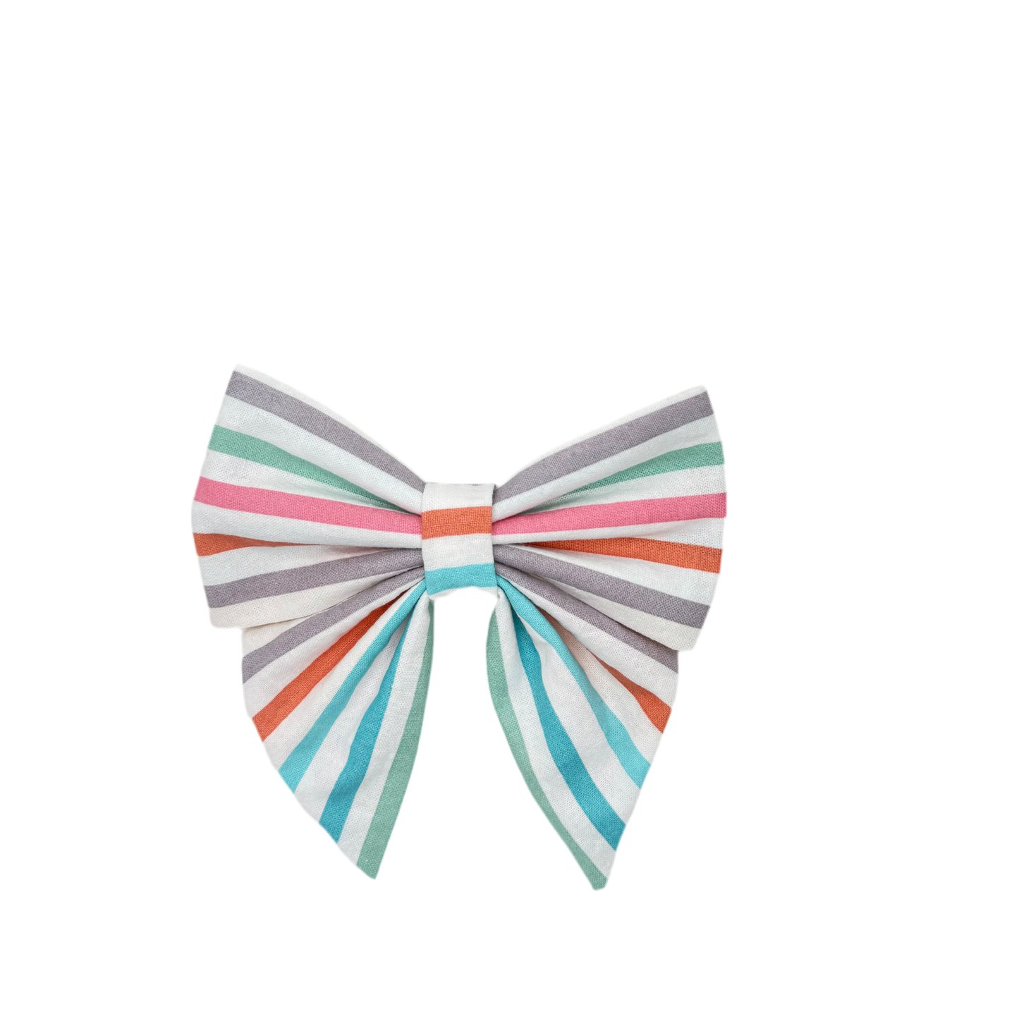 Meadow Stripe Sailor Bow