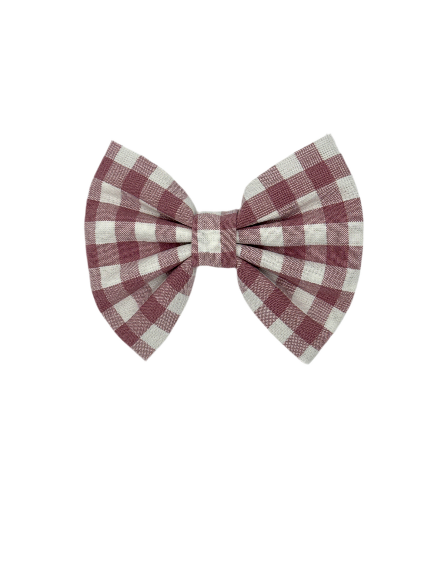 Gingham Dusty Rose