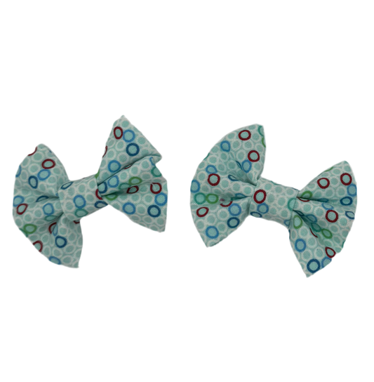 Dotty Delight Pigtail Bow Set